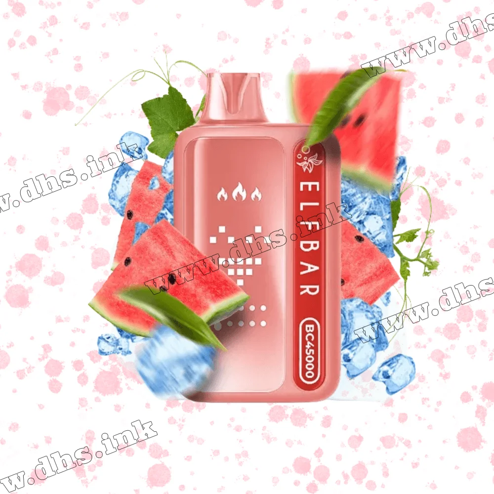 Одноразовая электронная сигарета Elf Bar (Эльф Бар) BC45000 - Watermelon Ice (Арбуз, Лед)