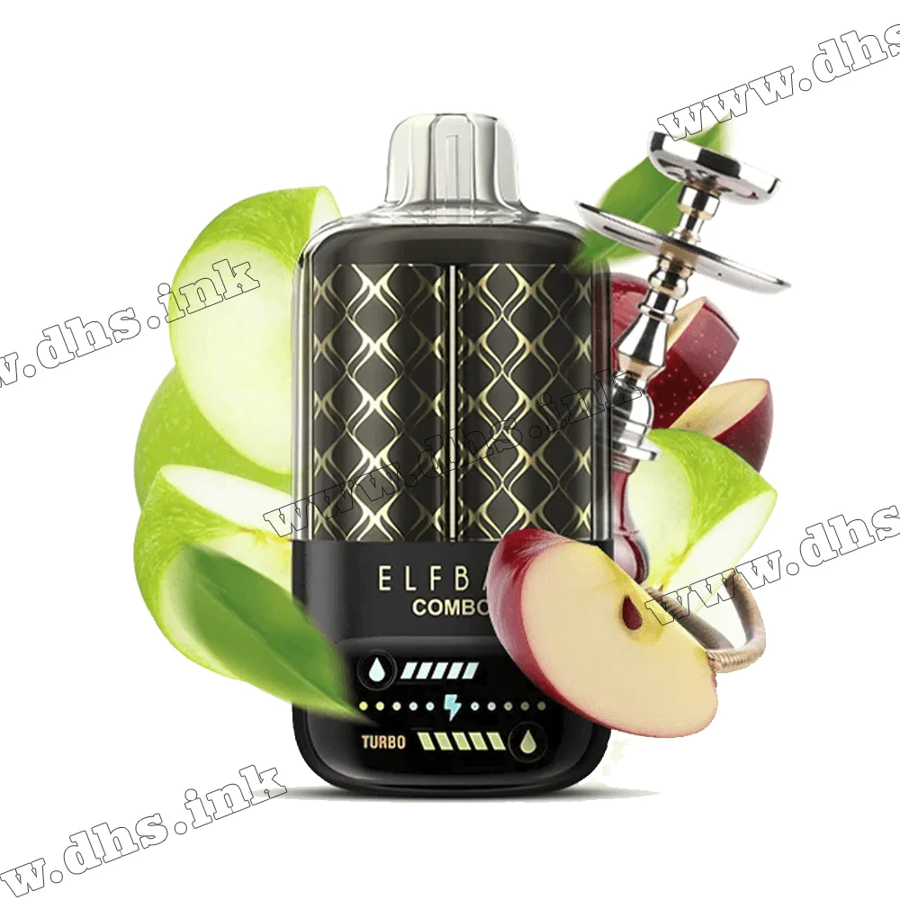 Одноразова електронна сигарета Elf Bar (Ельф Бар) Combo 20000-25000 - Green Apple & Double Apple (Зелене Яблуко, Подвійне Яблуко)