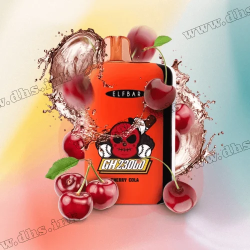 Одноразова електронна сигарета Elf Bar (Ельф Бар) GH 23000 - Cherry Cola (Вишня, Кола)