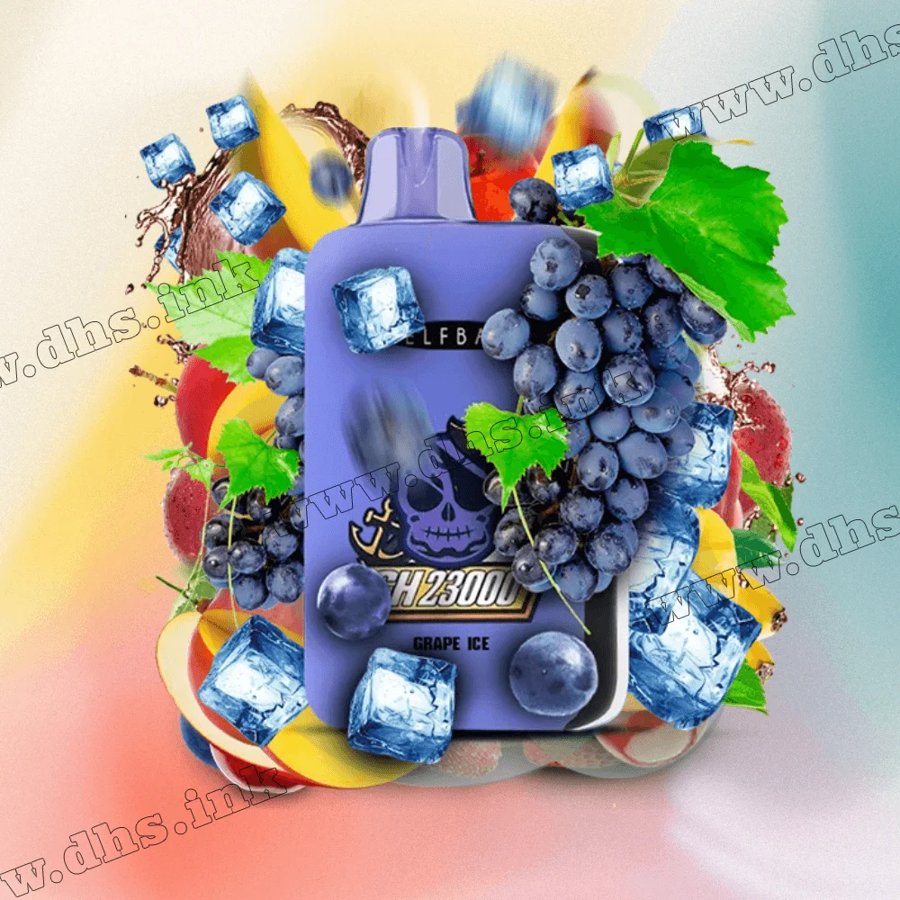 Одноразовая электронная сигарета Elf Bar (Эльф Бар) GH 23000 - Grape Ice (Виноград, Лед) Одноразовая электронная сигарета Elf Bar (Эльф Бар) GH 23000 - Grape Ice (Виноград, Лед)