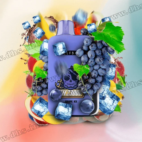 Одноразова електронна сигарета Elf Bar (Ельф Бар) GH 23000 - Grape Ice (Виноград, Лід)