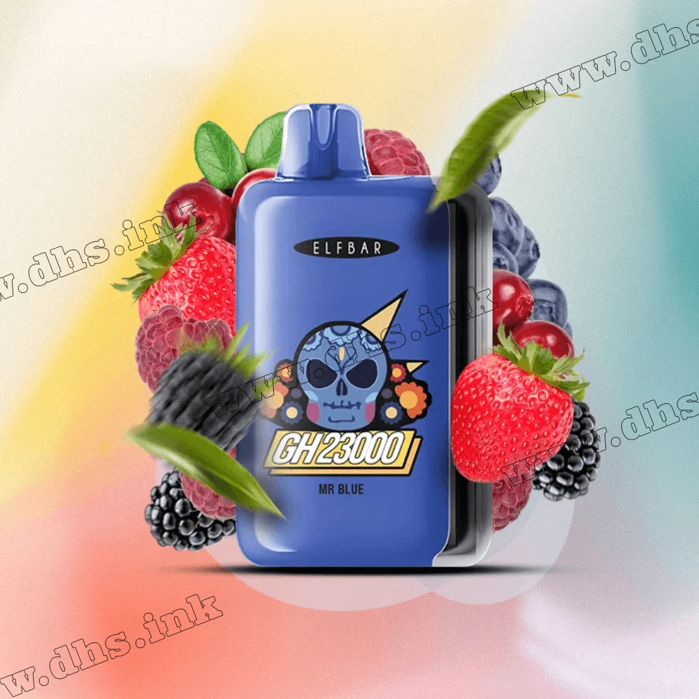 Одноразова електронна сигарета Elf Bar (Ельф Бар) GH 23000 - Mr Blue (Ягоди) Одноразова електронна сигарета Elf Bar (Ельф Бар) GH 23000 - Mr Blue (Ягоди)