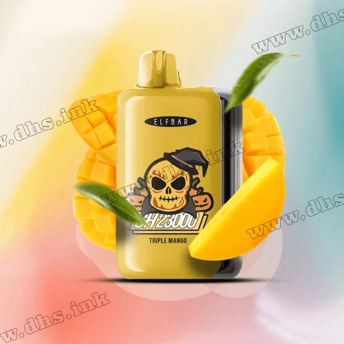 Одноразова електронна сигарета Elf Bar (Ельф Бар) GH 23000 - Triple Mango (Потрійне Манго)