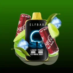 Одноразовая электронная сигарета Elf Bar (Эльф Бар) Moon Night 40000 - Lime Cola (Лайм, Кола)