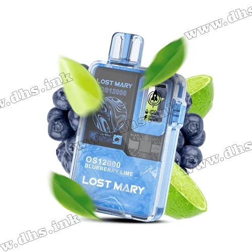 Одноразовая электронная сигарета Lost Mary (Лост Мери) OS 12000 - Blueberry Lime (Черника, Лайм) Одноразовая электронная сигарета Lost Mary (Лост Мери) OS 12000 - Blueberry Lime (Черника, Лайм)