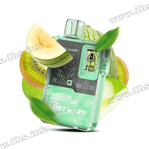 Одноразовая электронная сигарета Lost Mary (Лост Мери) OS 12000 - Kiwi Honeydew Apple (Киви, Дыня, Яблоко) Одноразовая электронная сигарета Lost Mary (Лост Мери) OS 12000 - Kiwi Honeydew Apple (Киви, Дыня, Яблоко)