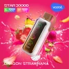 Одноразова електронна сигарета Vozol (Возол) Star 20000 - Dragon Strawnana (Полуниця, Банан, Пітахая)