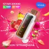 Одноразова електронна сигарета Vozol (Возол) Star 20000 - Dragon Strawnana (Полуниця, Банан, Пітахая)
