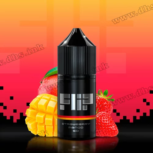 Солевая жидкость Flip Salt 30 мл (50 мг) - Strawberry Mango (Клубника, Манго)