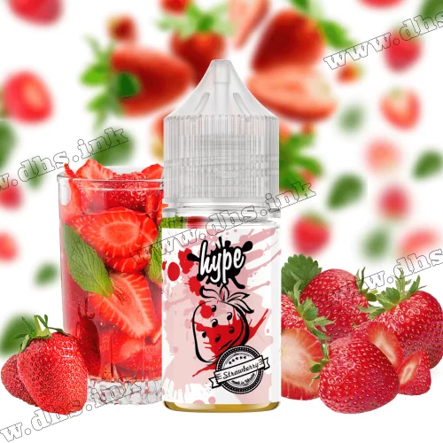 Солевая жидкость Hype Salt 30 мл (50 мг) - Strawberry (Клубника)