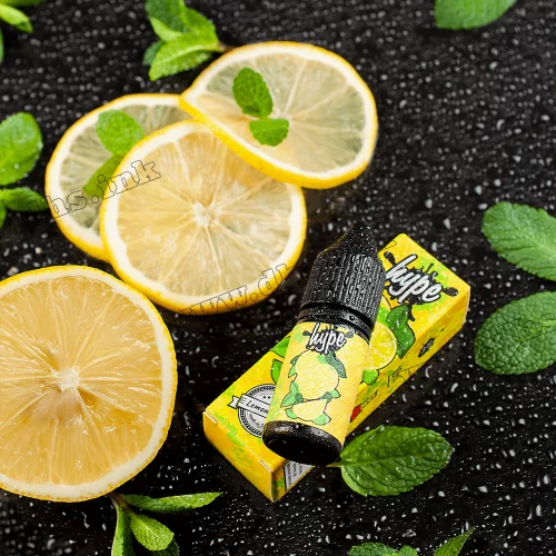 Сольова рідина Hype Salt 10 мл (15 мг) - Lemon Mint (Лимон з М'ятою)