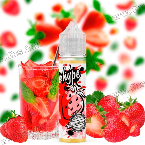 Органічна рідина Hype Organic 60 мл (1,5 мг) - Strawberry (Полуниця)