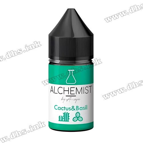 Сольова рідина Alchemist Salt 30 мл (50 мг) - Cactus Basil (Кактус, Базилік)