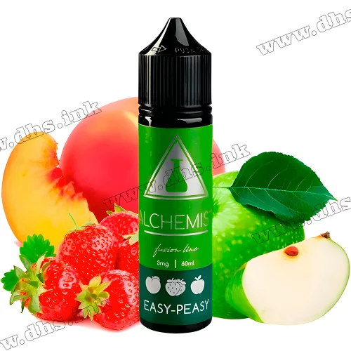 Органічна рідина Alchemist FL Organic 60 мл (3 мг) - Easy-Peasy (Яблуко, Персик)