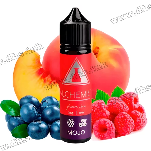 Органическая жидкость Alchemist FL Organic 60 мл (3 мг) - Mojo (Малина, Черника, Персик)