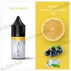 Сольова рідина Aura Salt 30 мл (30 мг) - Black Lemon (Лимон, Чорна Смородина, Лід)