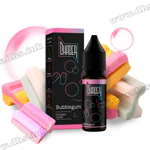 Солевая жидкость Chaser Black 15 мл (30 мг) - Bubblegum (Жвачка)