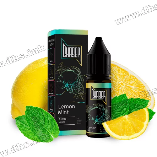 Солевая жидкость Chaser Black 15 мл (30 мг) - Lemon Mint (Лимон, Мята)