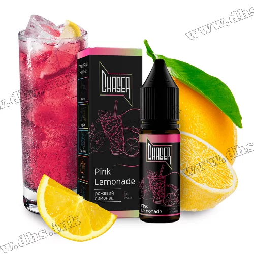 Сольова рідина Chaser Black 15 мл (50 мг) - Pink Lemonade (Рожевий Лимонад)
