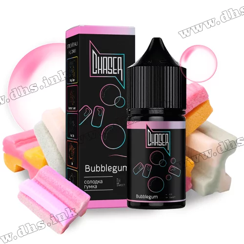 Солевая жидкость Chaser Black 30 мл (30 мг) - Bubblegum (Жвачка)