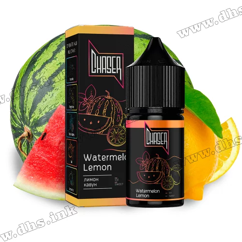 Сольова рідина Chaser Black 30 мл (50 мг) - Watermelon Lemon (Кавун, Лимон)