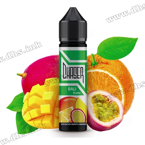 Органическая жидкость Chaser Black Organic 60 мл (3 мг) - Bali Plus (Маракуйя, Апельсин, Манго)