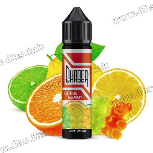 Органическая жидкость Chaser Black Organic 60 мл (3 мг) - Citrus Gummy (Желейные Мишки, Лимон)