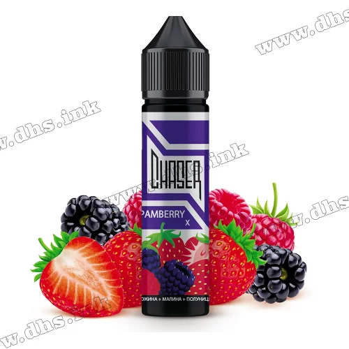 Органическая жидкость Chaser Black Organic 60 мл (3 мг) - Pamberry X (Ежевика, Клубника, Малина)