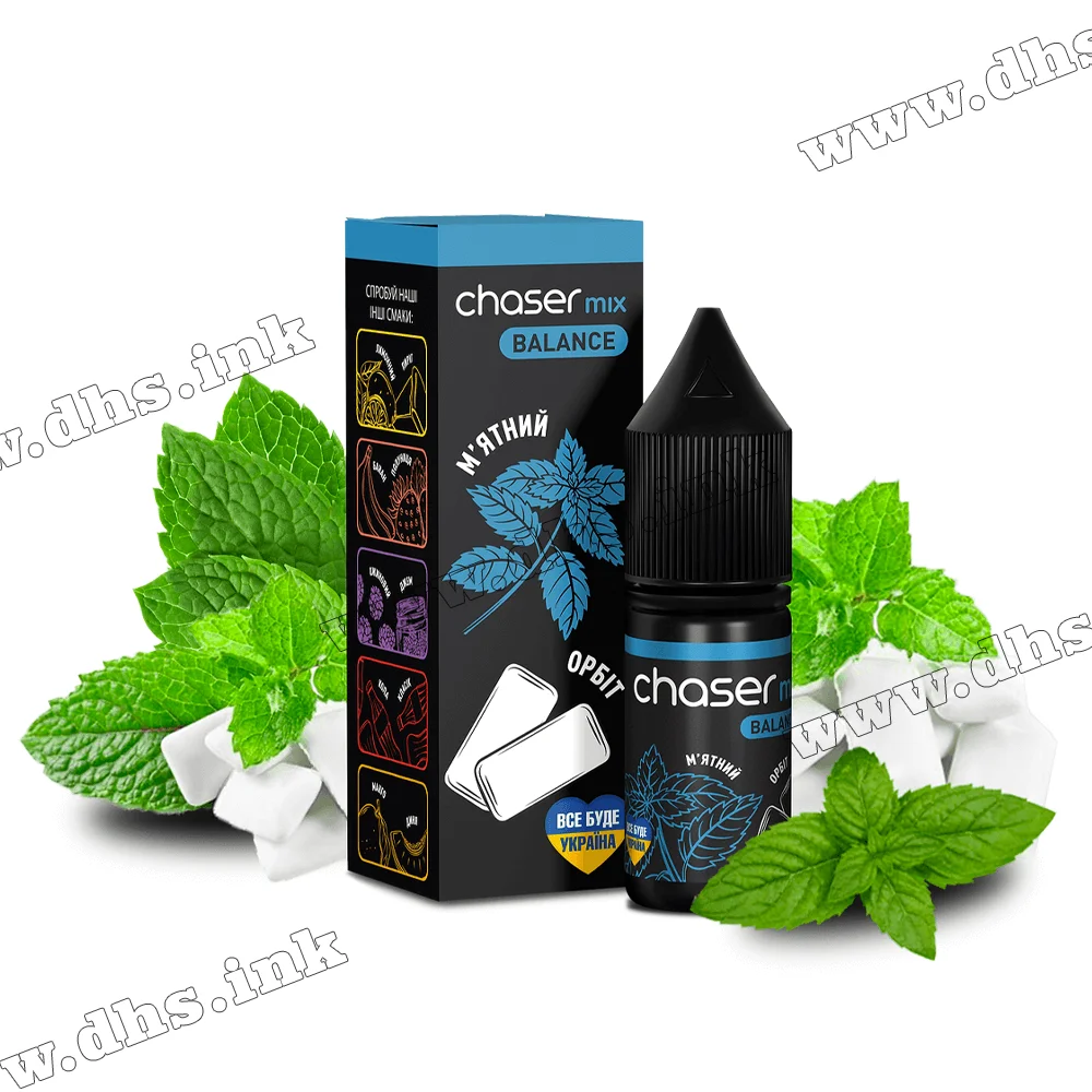 Сольова рідина Chaser Mix 10 мл (50 мг) - М'ята, Орбіт