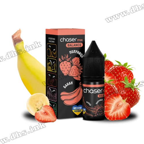 Сольова рідина Chaser Mix 10 мл (50 мг) - Полуниця, Банан