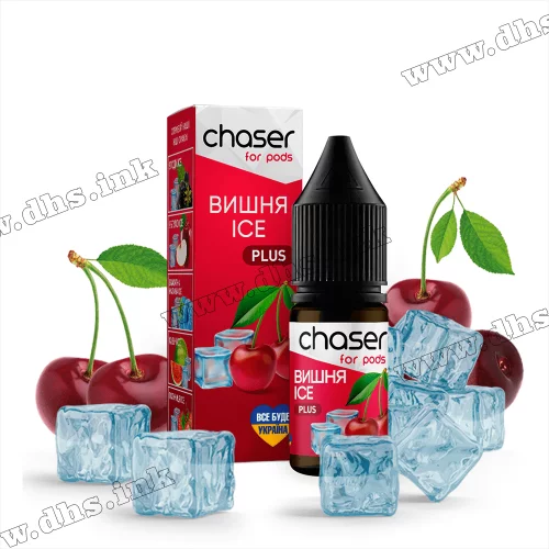 Солевая жидкость Chaser For Pods Ice 10 мл (50 мг) - Вишня, Лед