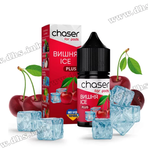 Солевая жидкость Chaser For Pods Ice 30 мл (50 мг) - Вишня, Лед