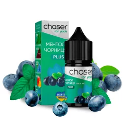 Солевая жидкость Chaser For Pods 30 мл (50 мг) - Черника, Ментол