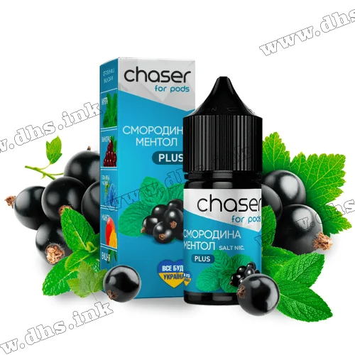 Сольова рідина Chaser For Pods 30 мл (30 мг) - Смородина, Ментол