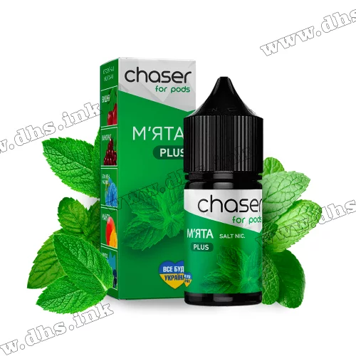 Солевая жидкость Chaser For Pods 30 мл (30 мг) - Мята