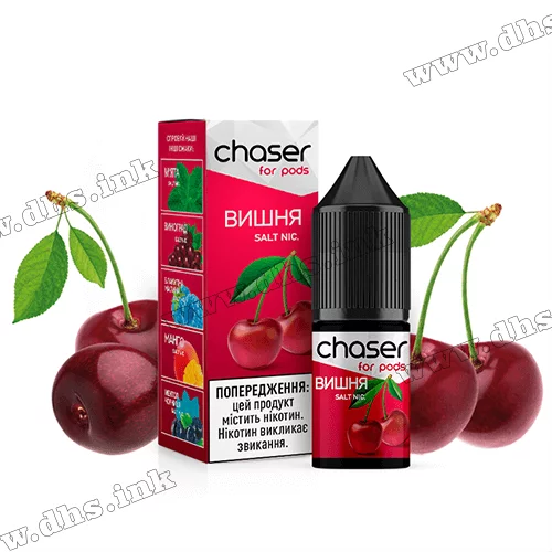 Солевая жидкость Chaser For Pods 10 мл (60 мг) - Вишня