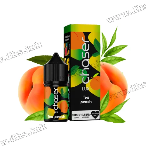Солевая жидкость Chaser Lux 30 мл (50 мг) - Peach Tea (Персиковый Чай)