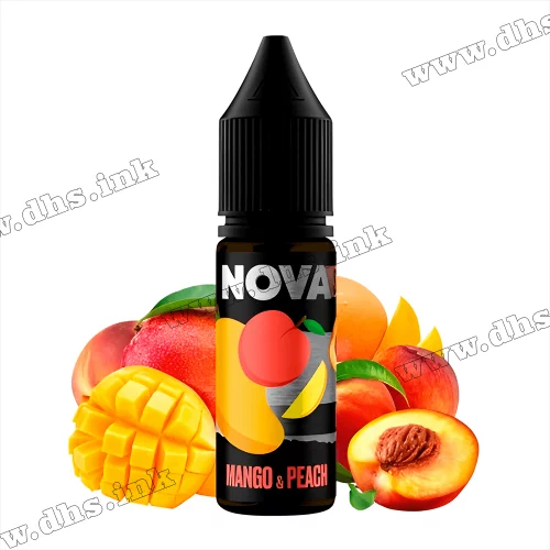 Солевая жидкость Chaser Nova Salt 15 мл (30 мг) - Mango Peach (Манго, Персик)