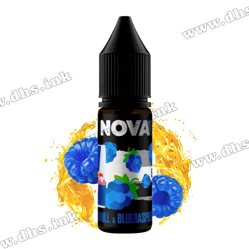 Солевая жидкость Chaser Nova Salt 15 мл (65 мг) - Red Bull Blue Raspberry (Энергетик, Голубая Малина)