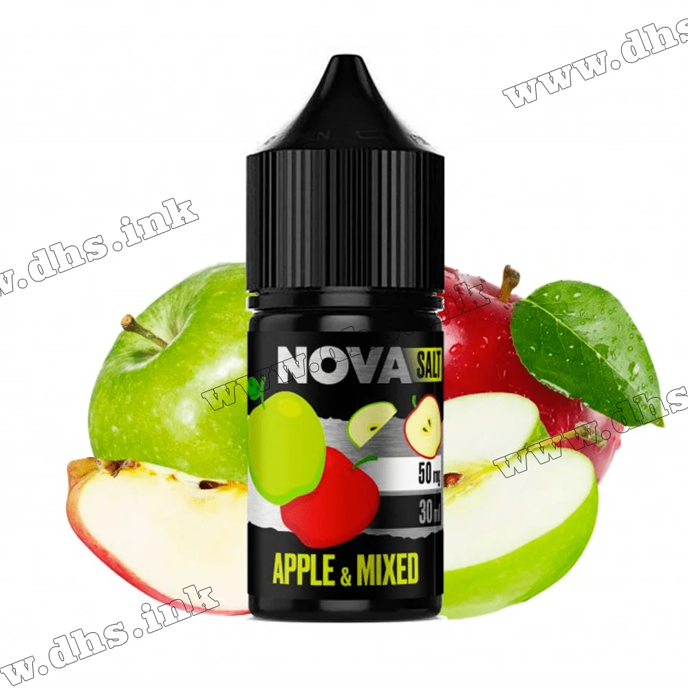 Сольова рідина Chaser Nova Salt 30 мл (65 мг) - Apple Mixed (Мікс Яблук)