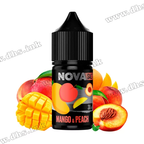 Солевая жидкость Chaser Nova Salt 30 мл (65 мг) - Mango Peach (Манго, Персик)