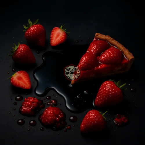 Сольова рідина Creepy Salt 15 мл (50 мг) - Strawberry Dessert (Полуничний Десерт)