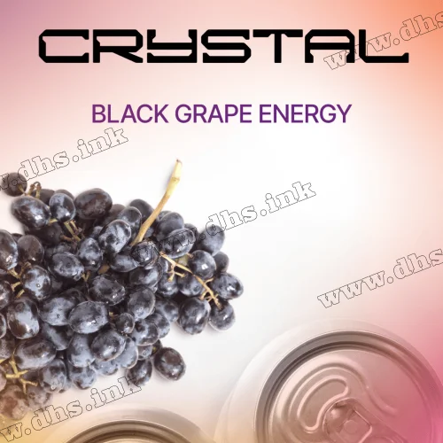 Сольова рідина Crystal Salt 30 мл (50 мг) - Black Grape Energy (Чорний Виноград, Енергетик)