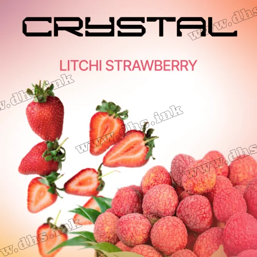Сольова рідина Crystal Salt 30 мл (50 мг) - Litchi Strawberry (Лічі, Полуниця)