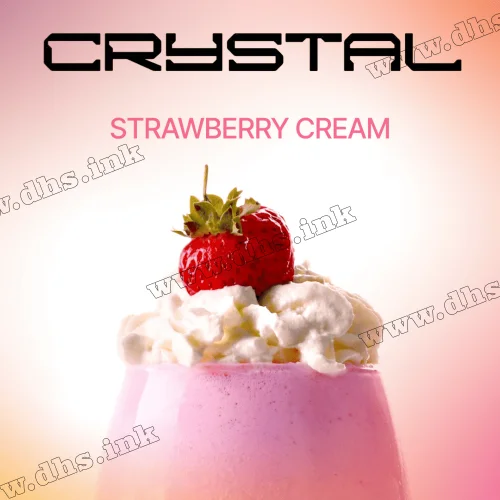 Сольова рідина Crystal Salt 30 мл (50 мг) - Strawberry Cream (Полуничний Крем)