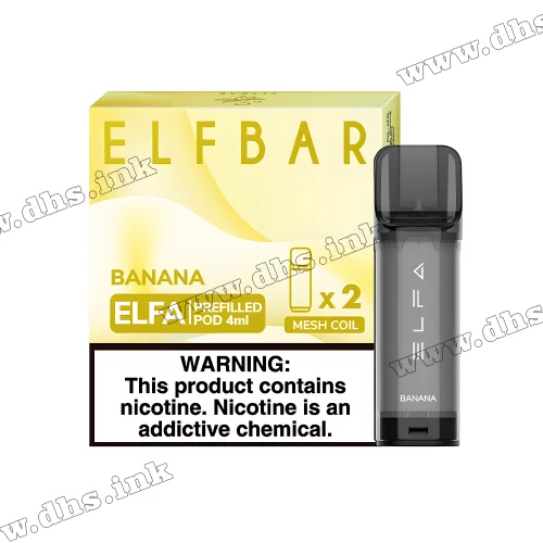 Картридж Elf Bar ELFA (4 мл - 2 шт.) - Banana (Банан)