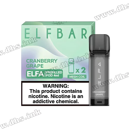 Картридж Elf Bar ELFA (4 мл - 2 шт.) - Cranberry Grape (Клюква, Виноград)