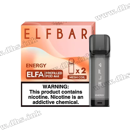 Картридж Elf Bar ELFA (4 мл - 2 шт.) - Energy (Энергетик)