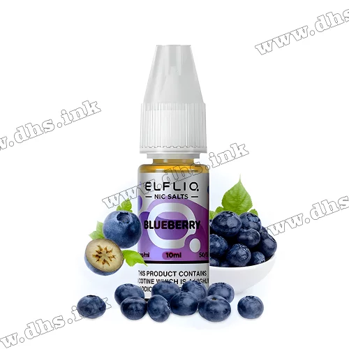 Сольова рідина ElfLiq Salt 10 мл (50 мг) - Blueberry (Чорниця)