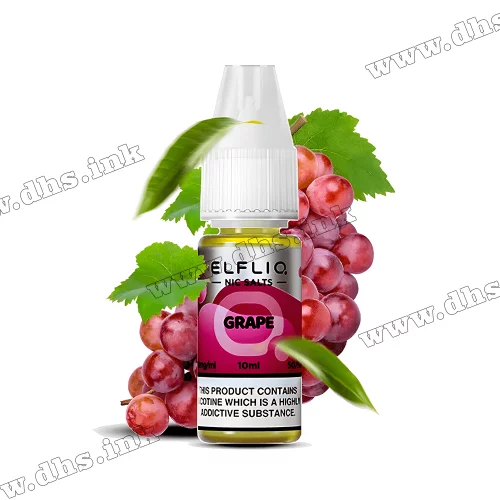 Солевая жидкость ElfLiq Salt 10 мл (50 мг) - Grape (Виноград)